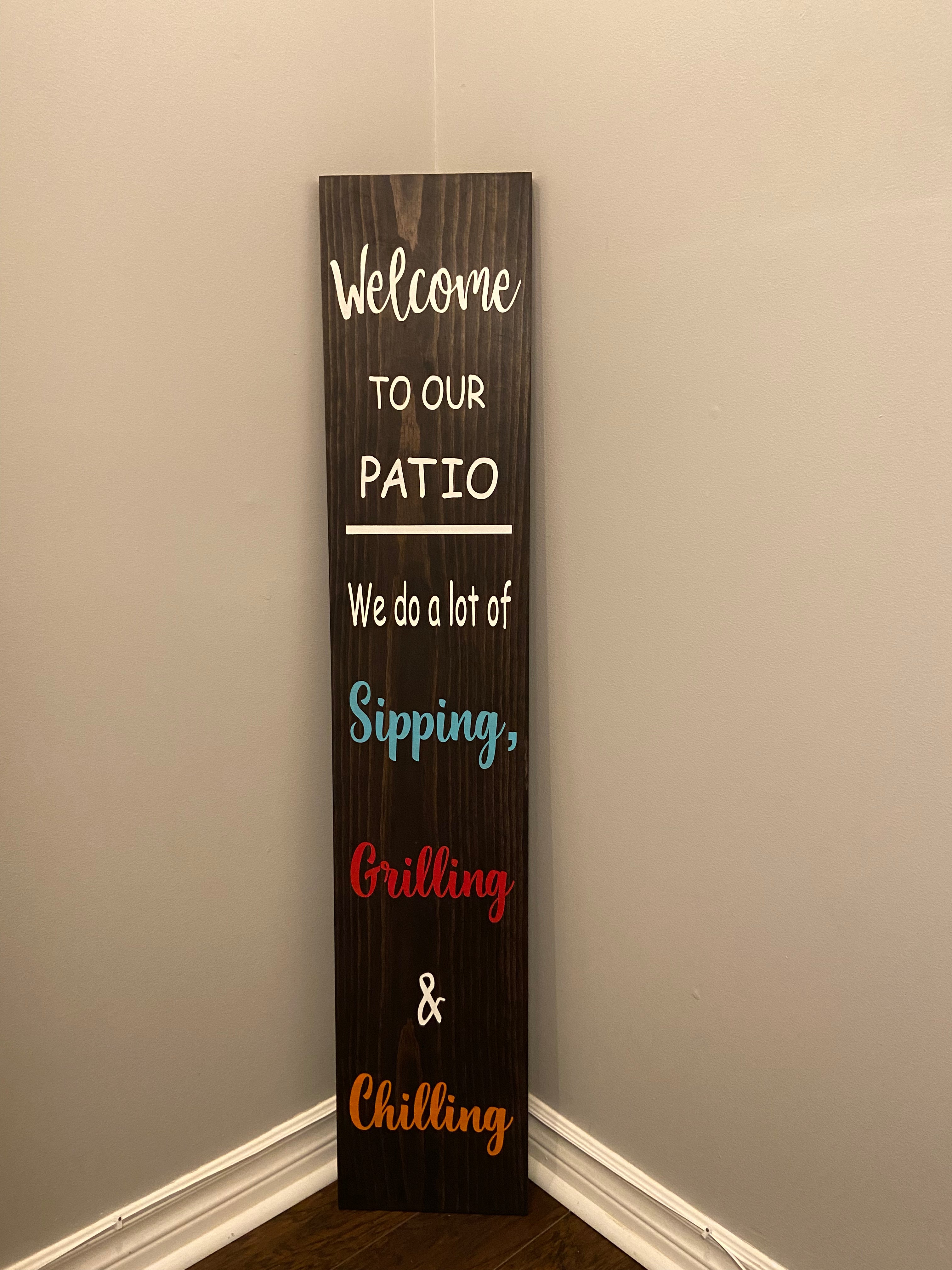 Patio Sign