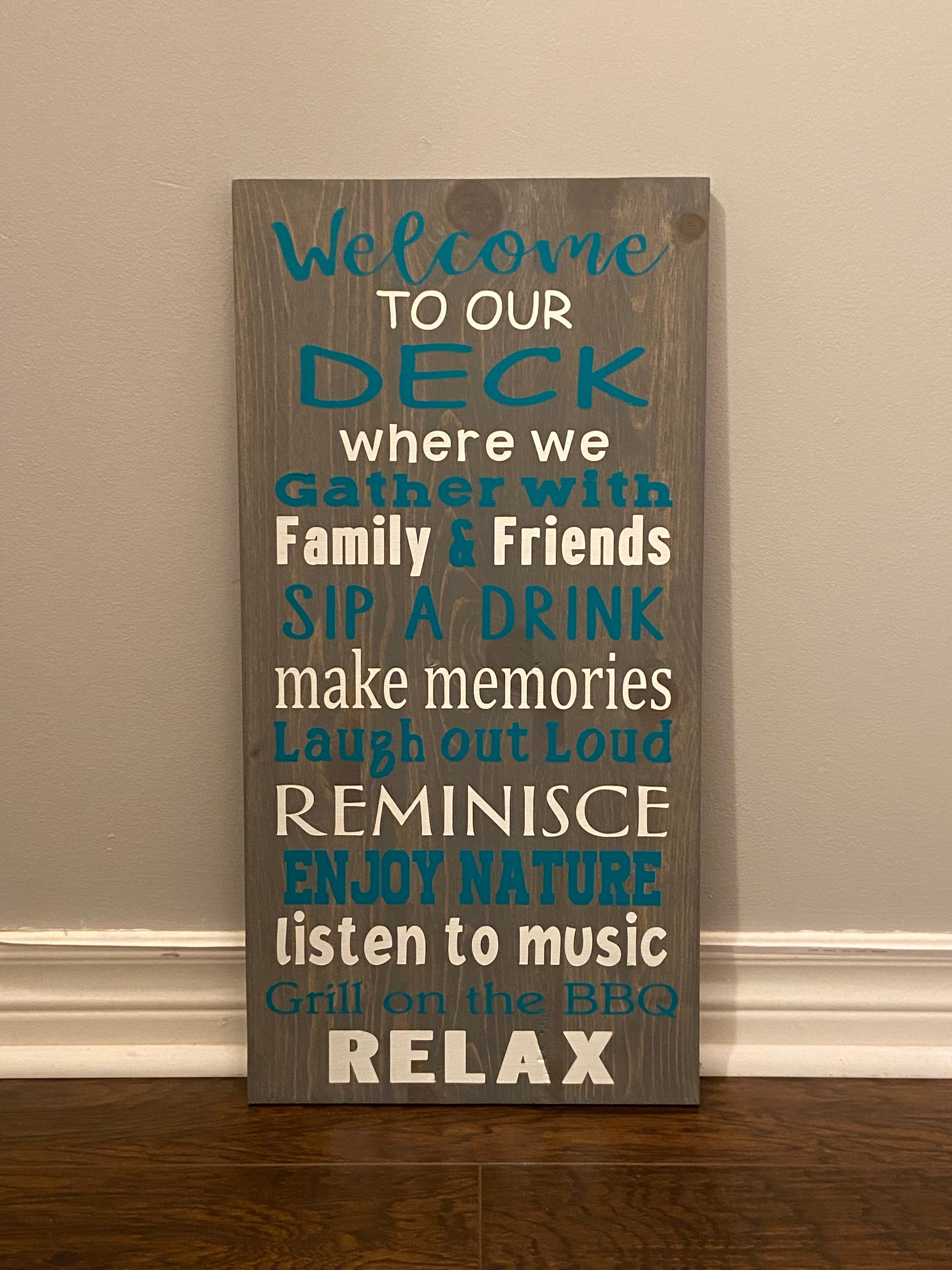 Deck Sign