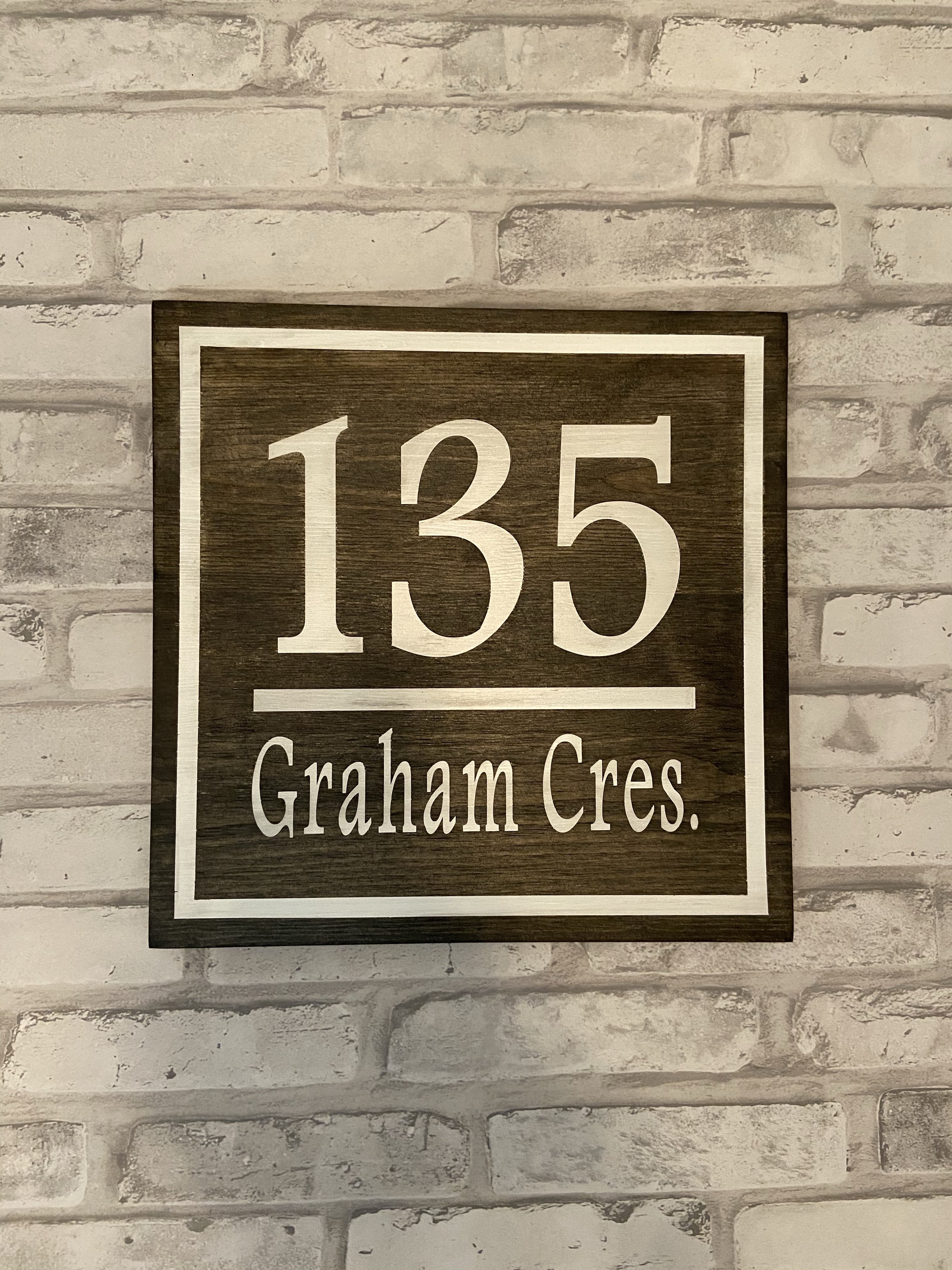 Address Sign