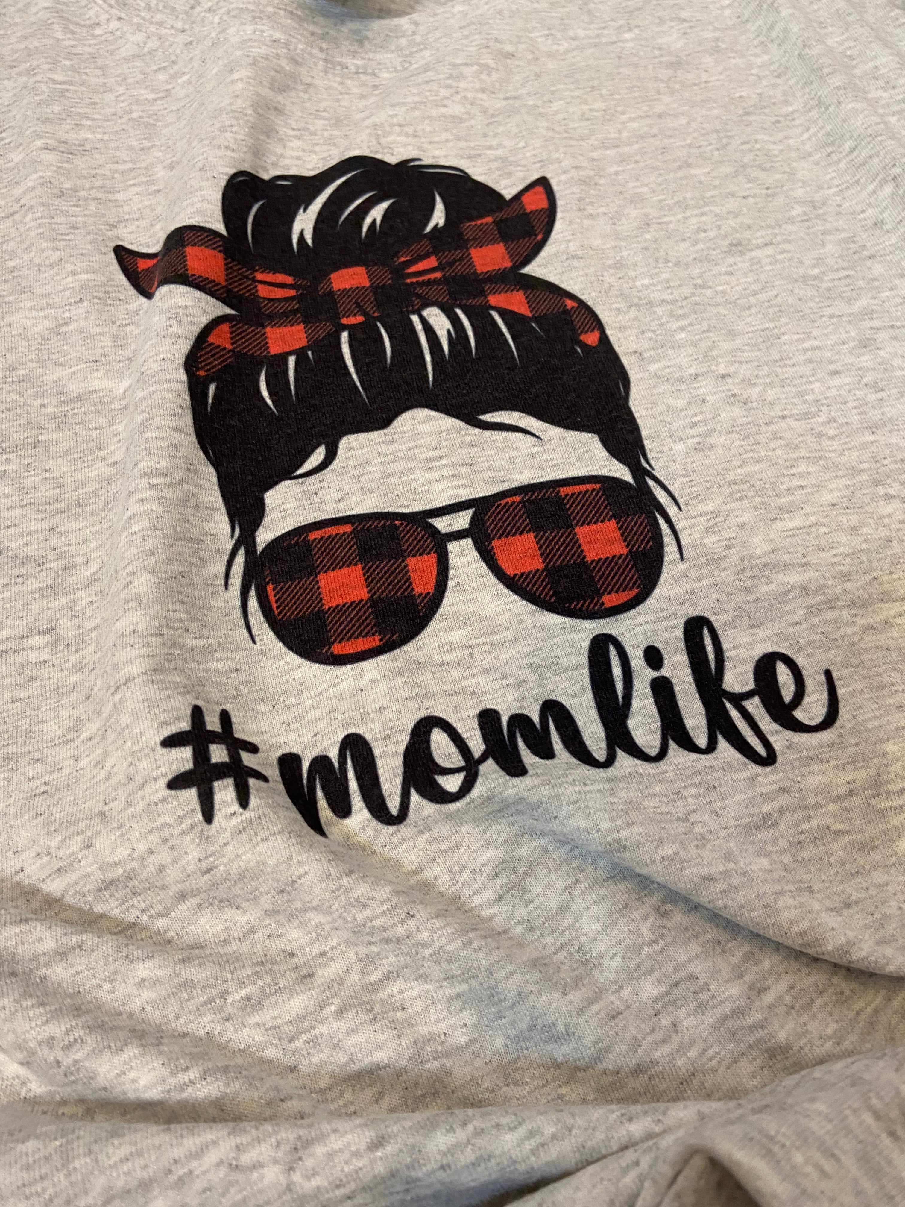 Messy Bun Mom Life Shirt