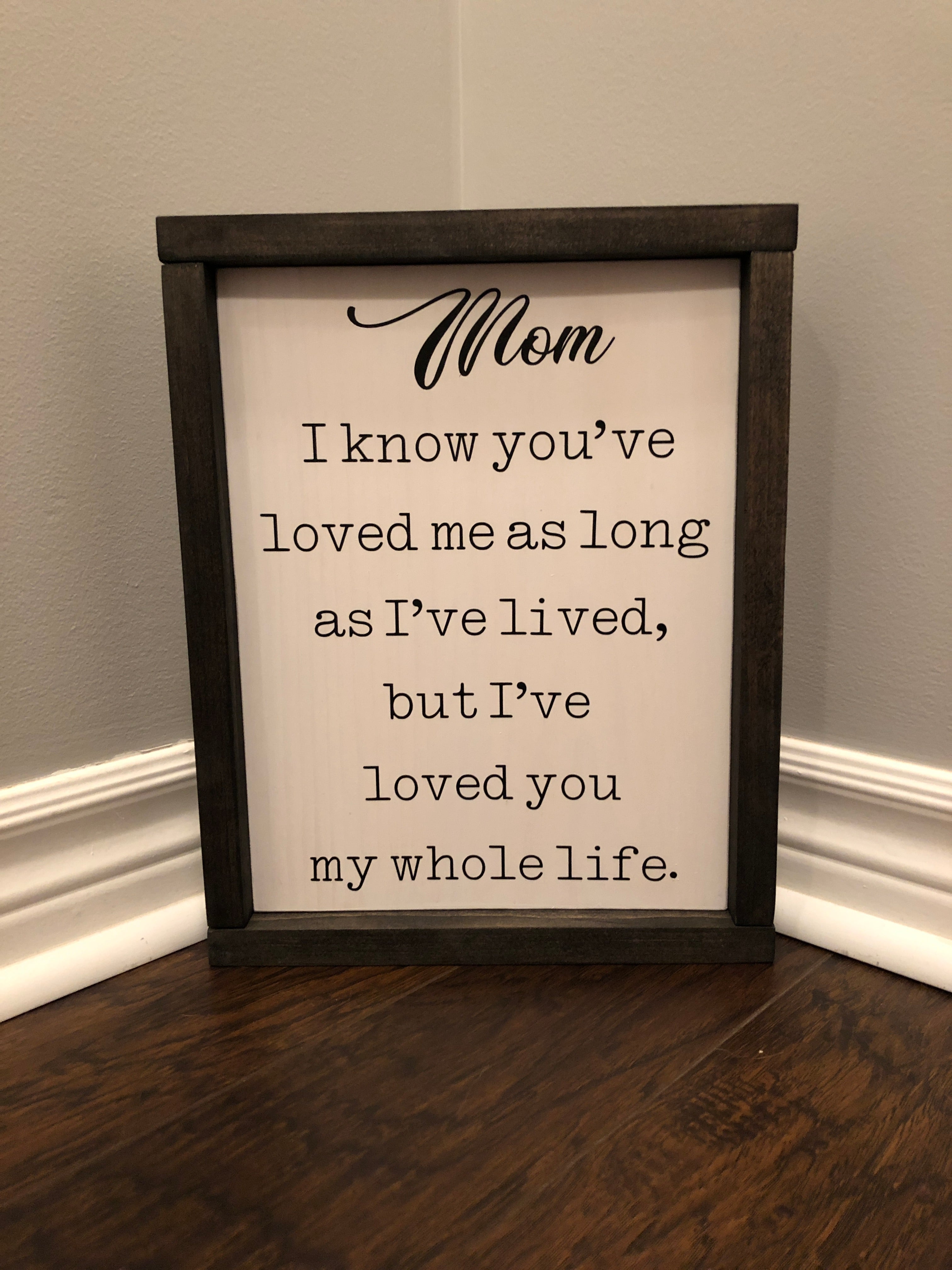 Mom Sign