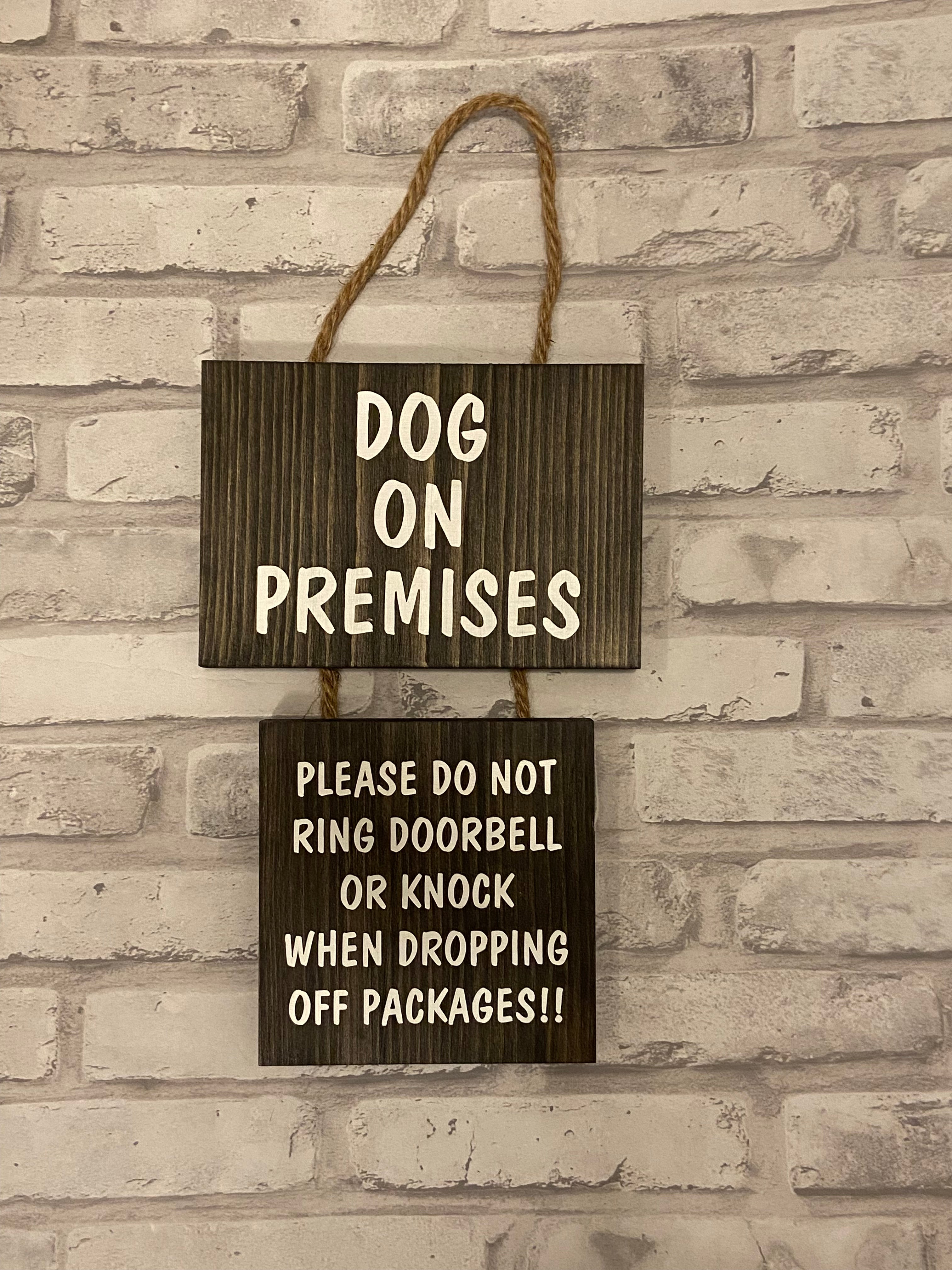 Dog On Premises - Door Hanger