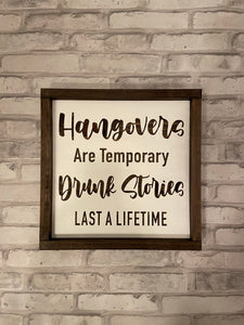 Hangover Bar Sign