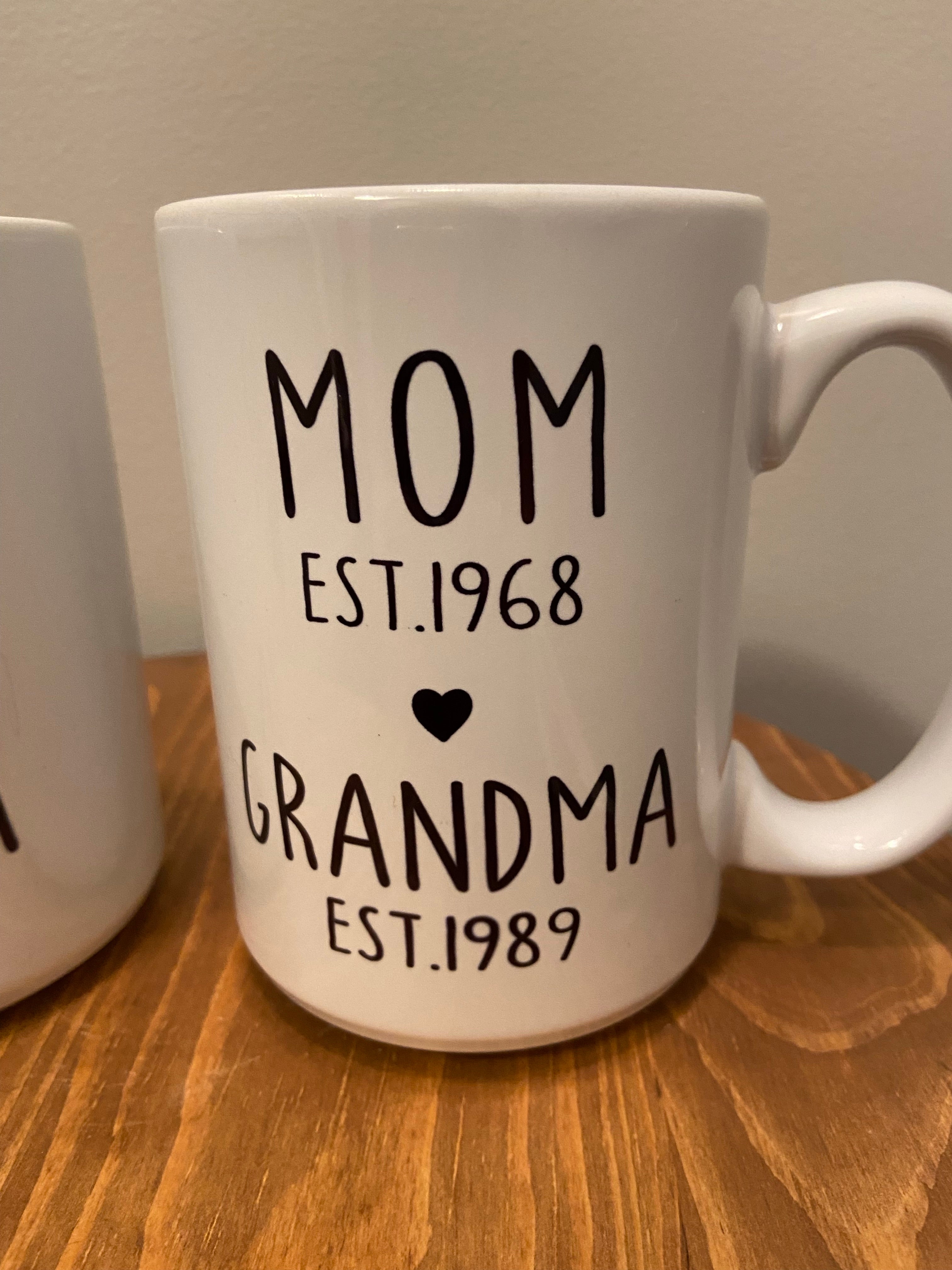 Grandma & Grandpa Mug Set