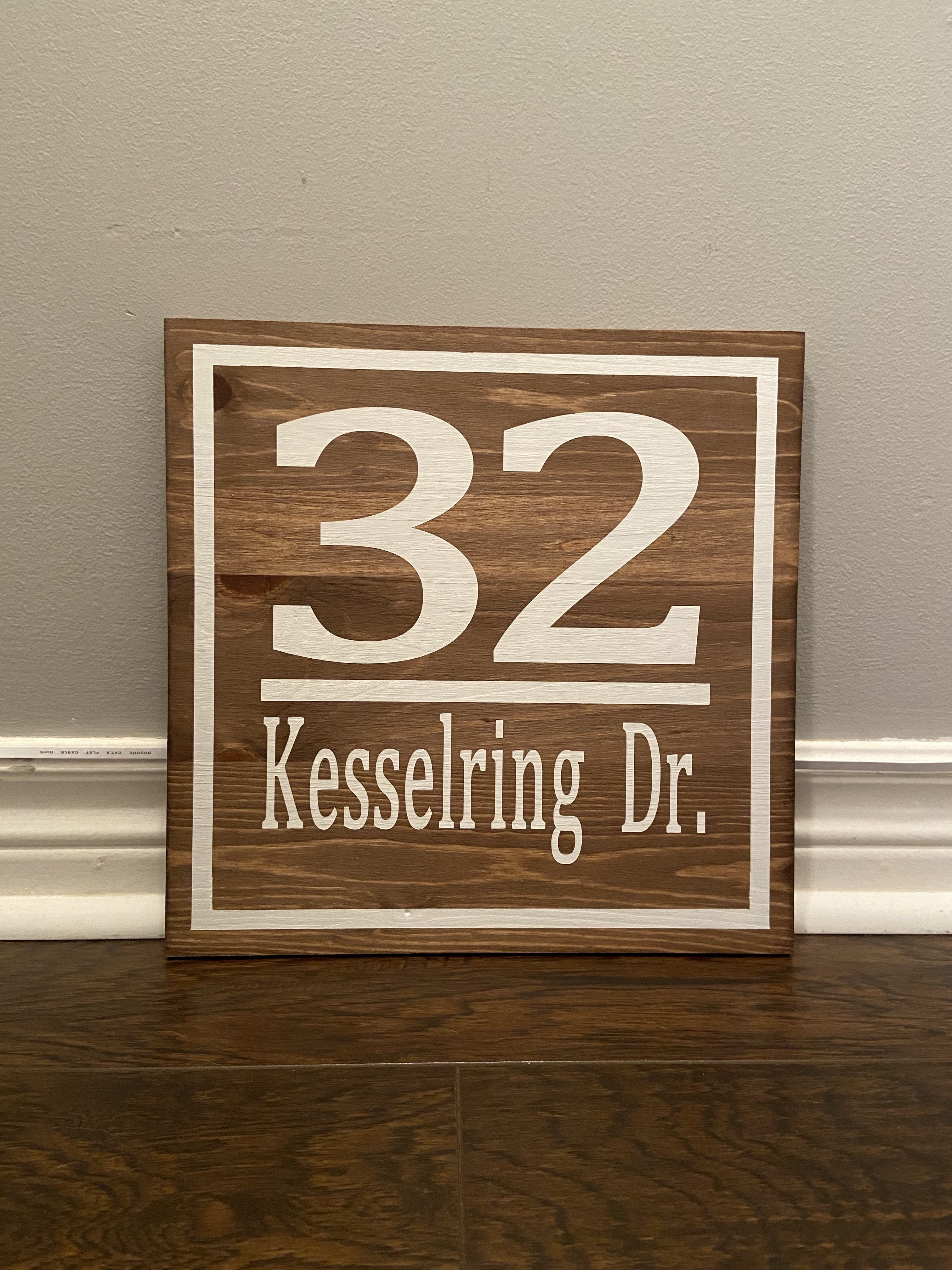 Address Sign