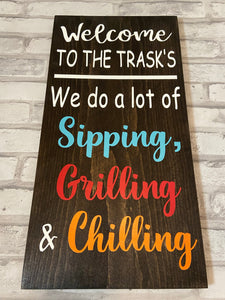 Custom Deck Sign