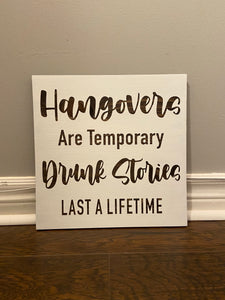 Hangover - Bar Sign