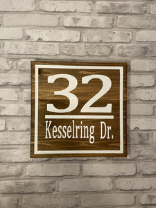 Address Sign