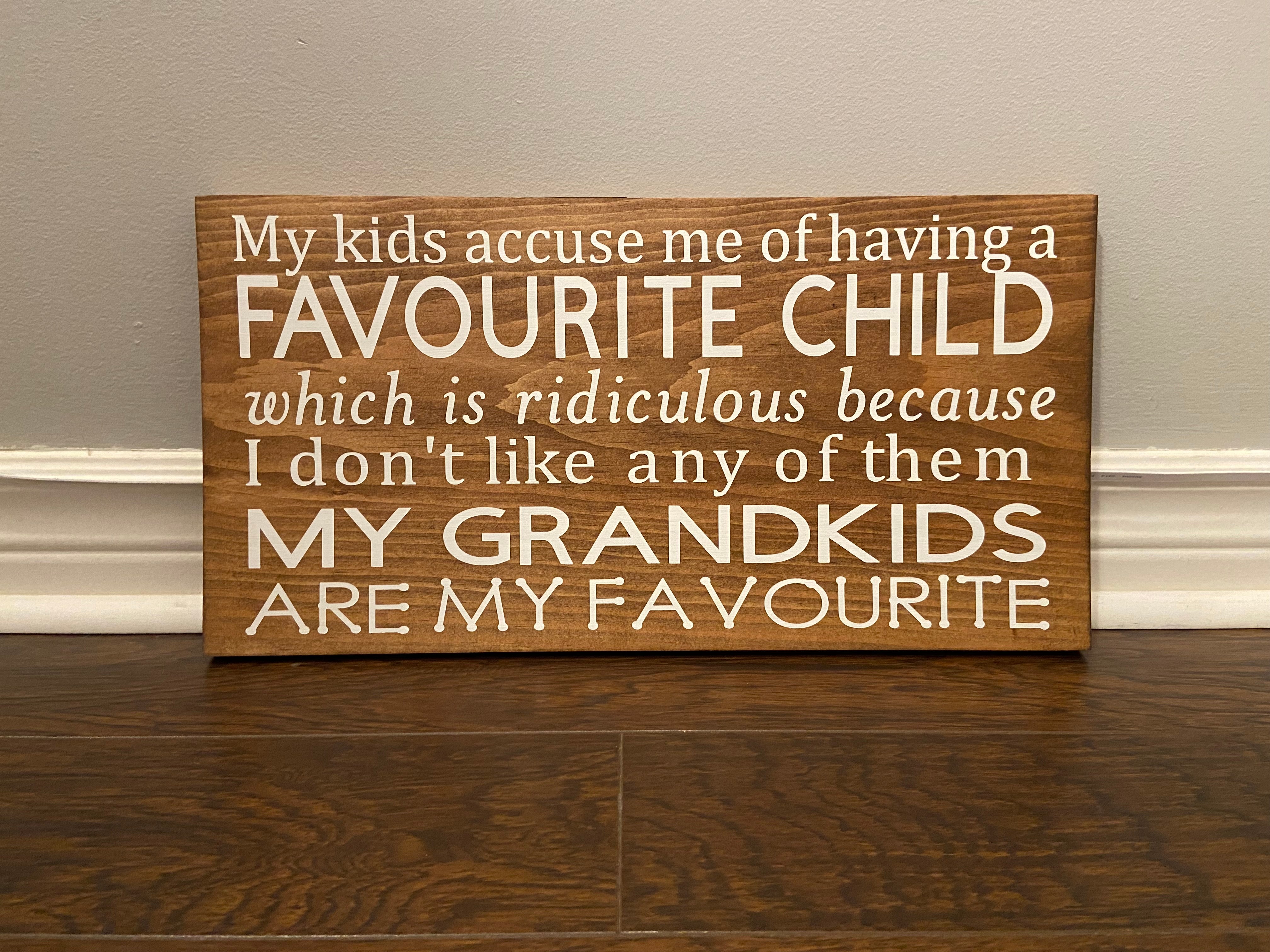 Grandkids Sign