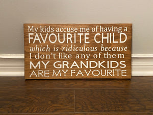 Grandkids Sign