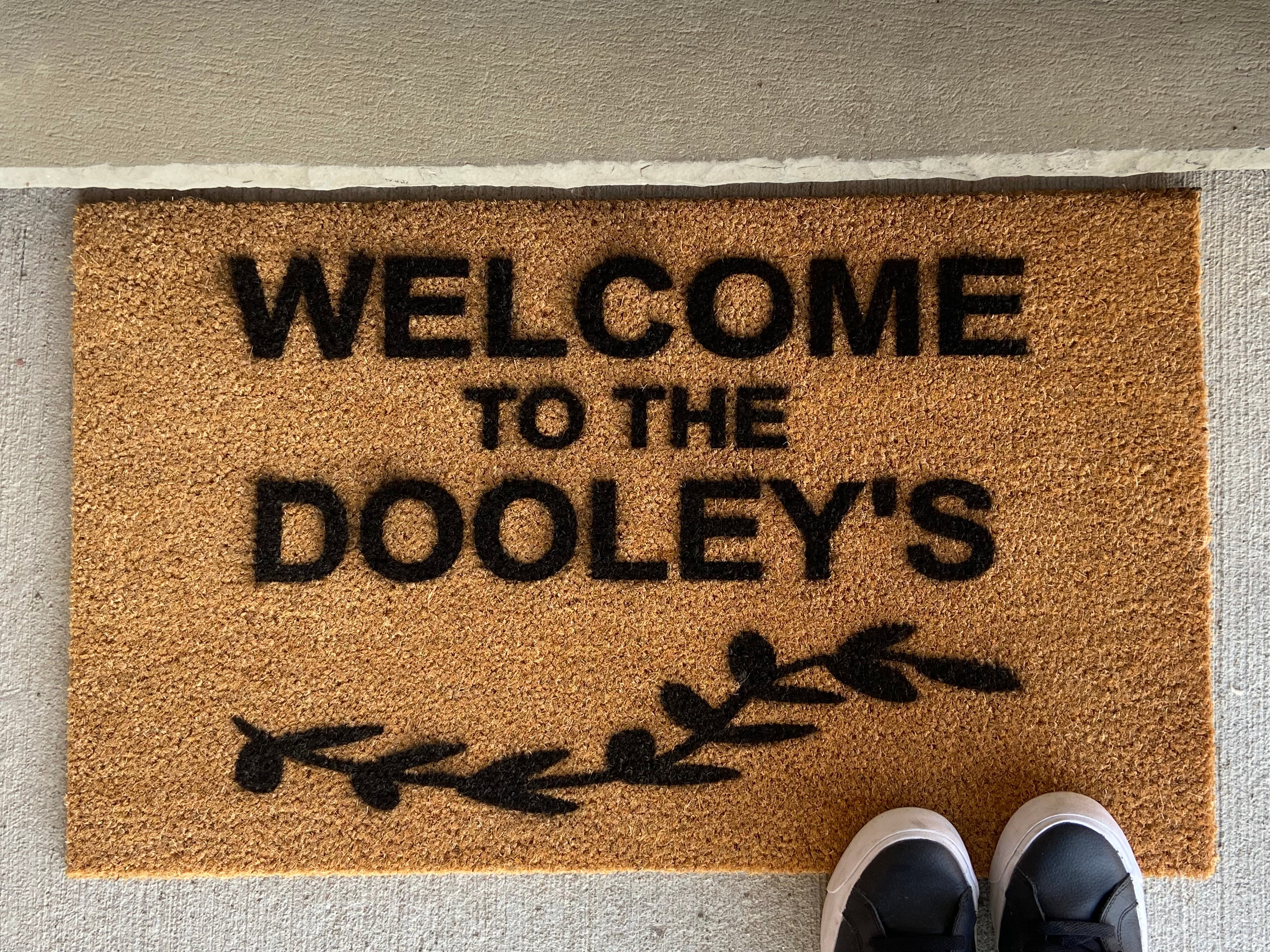 Custom Family Door Mat