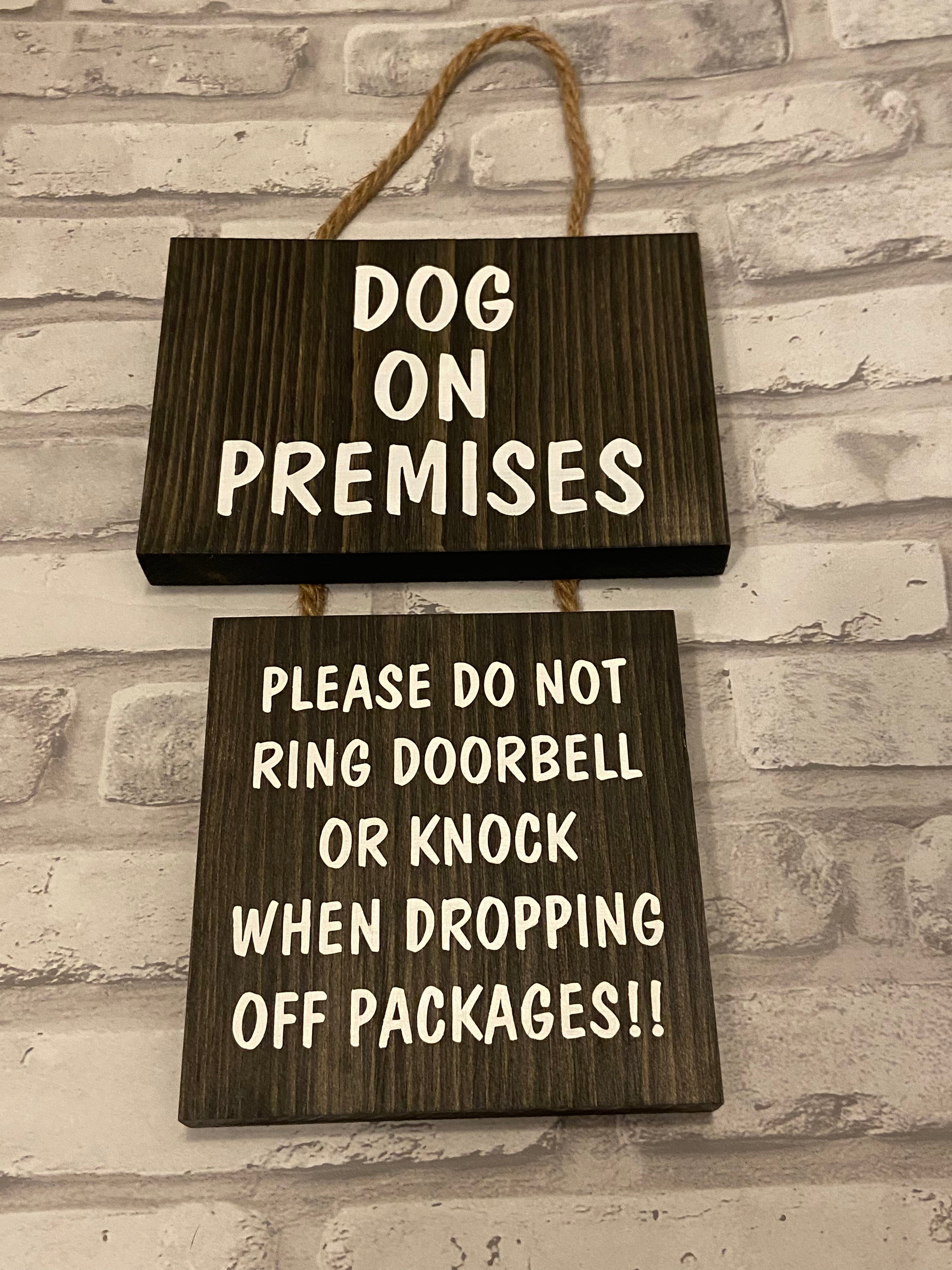 Dog On Premises - Door Hanger