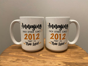 Annoying Each Other-Couples Mugs