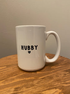 15oz Hubby/Wifey Mug Set