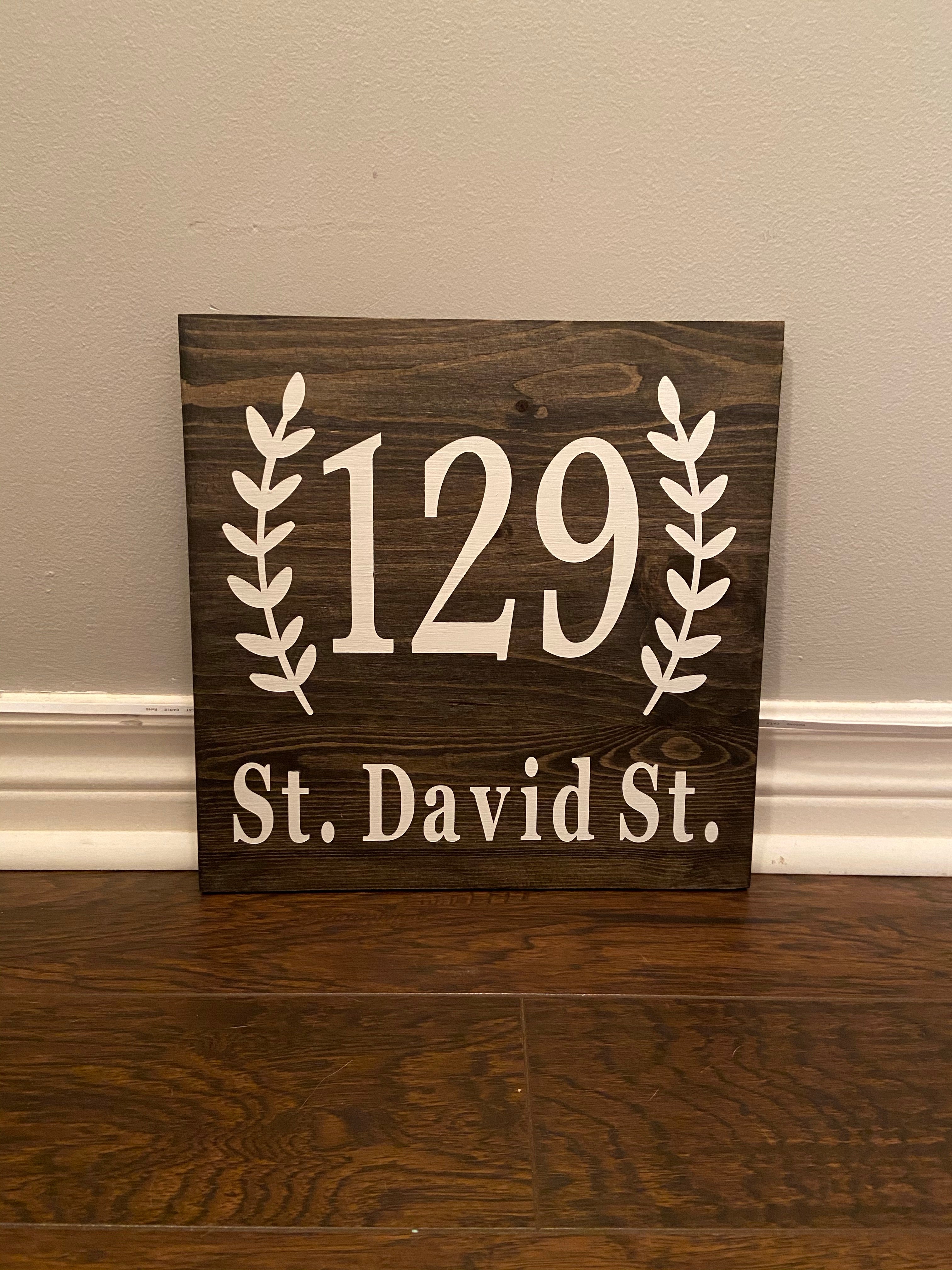 Address Sign