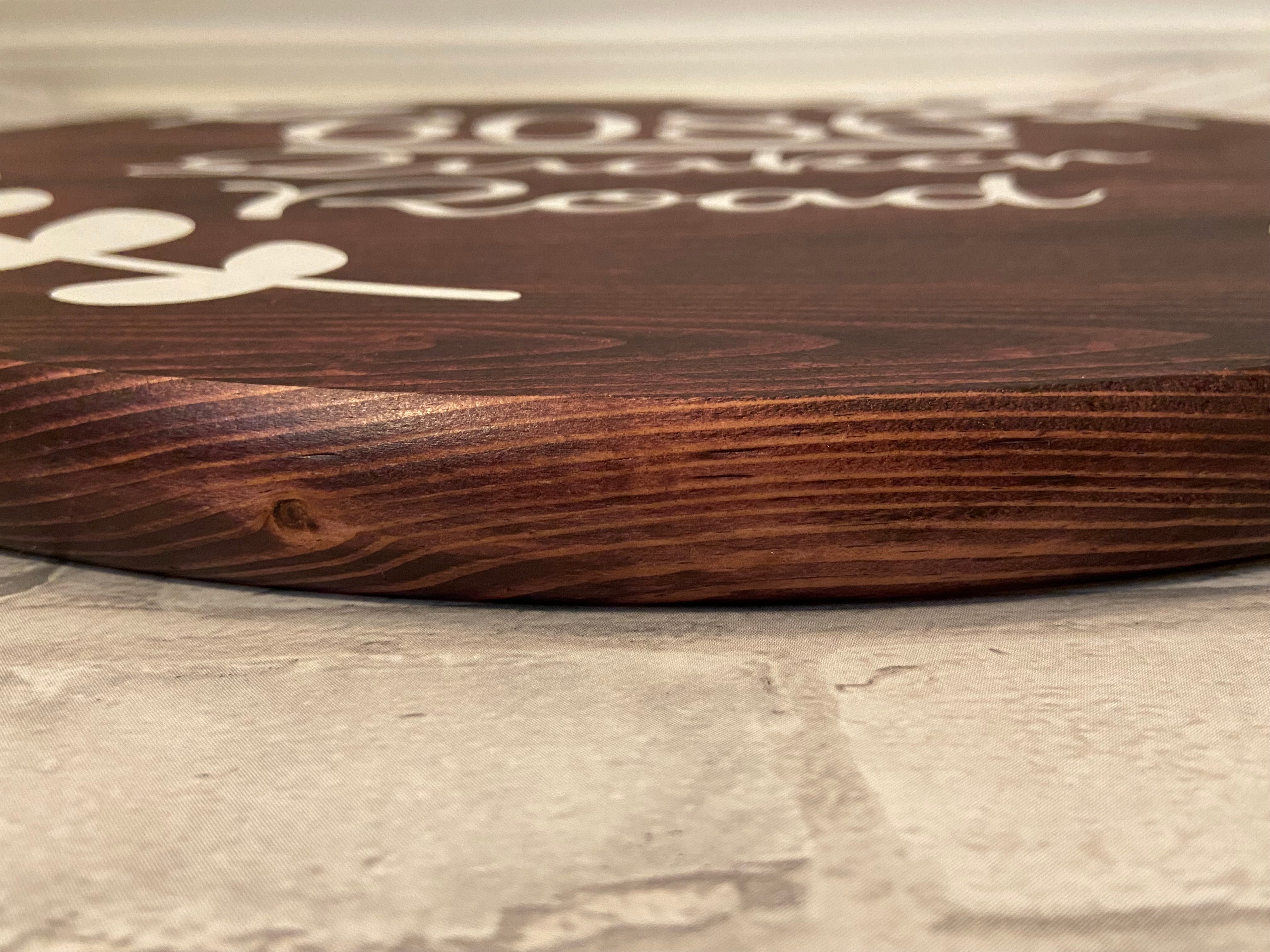 18” Round Address Sign
