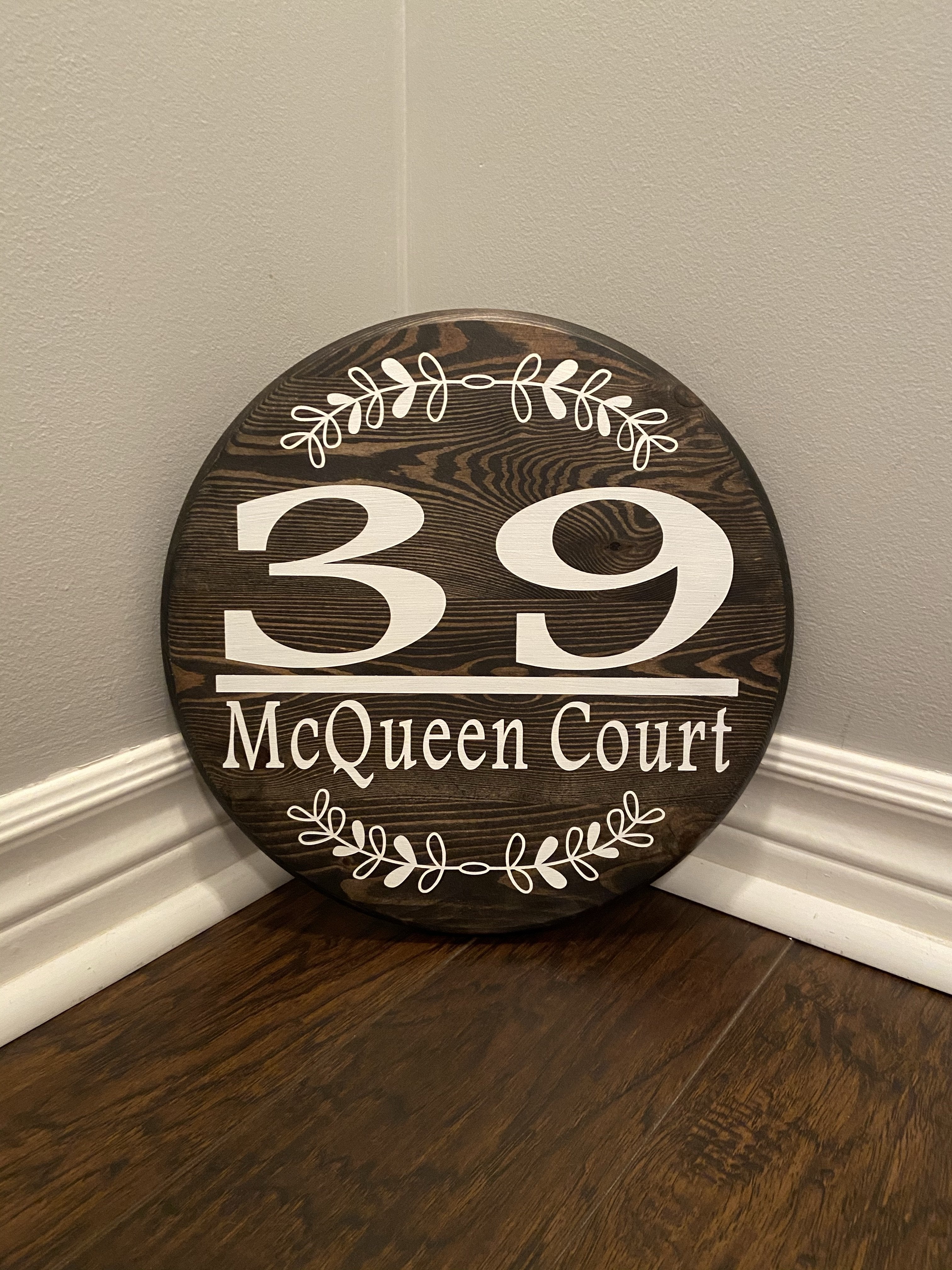 Custom Address Sign