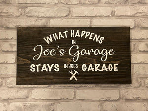 Garage Sign